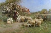 unknow artist Sheep 138 oil on canvas